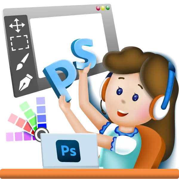 Основы дизайна в Adobe Photoshop для детей